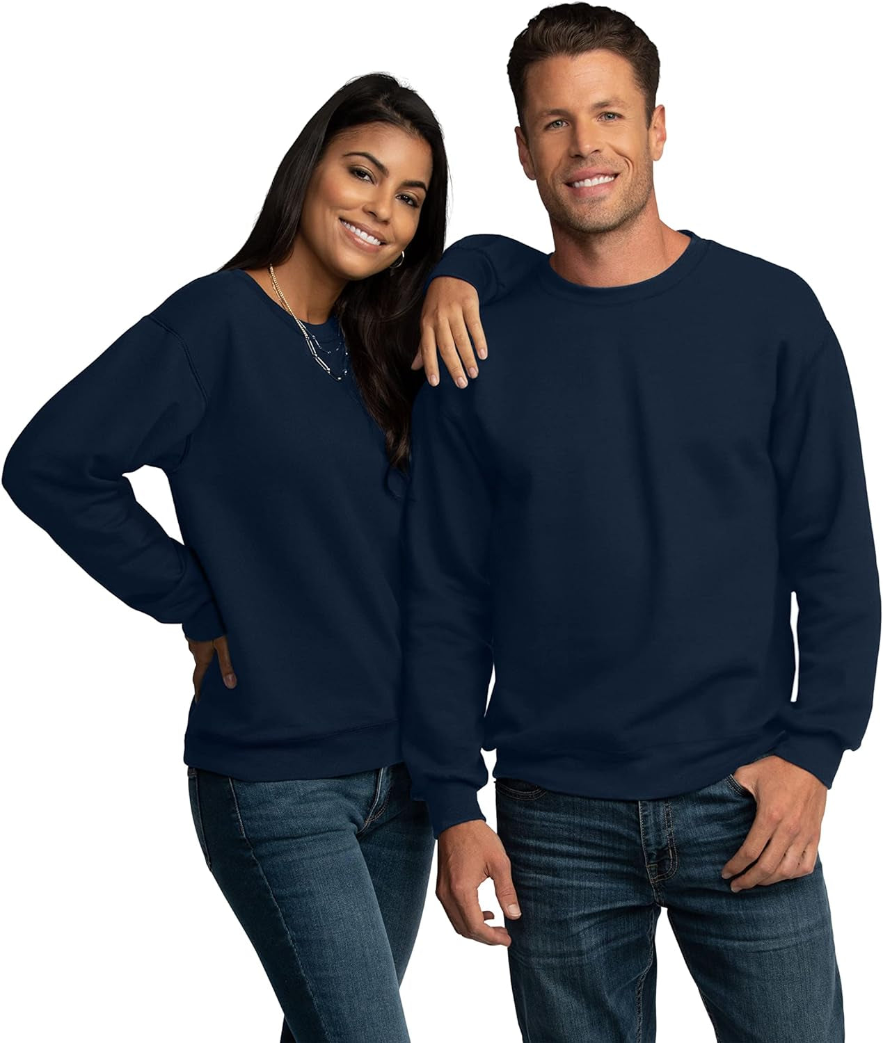 Men'S Eversoft Fleece Sweatshirts, Moisture Wicking & Breathable, Crewneck Sweatshirt