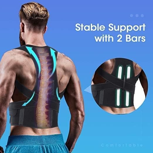 Roro™️ - Posture Pro Adjustable Back Posture Corrector/ Neck & Back Pain Reliever Belt for Women & Men